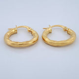 Candongas Sandra 1.65gr / 3/4 in / Oro Amarillo 18K $