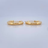 Candongas Lucero 1.7gr / 3/4 in / Oro Amarillo 18K $