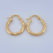 Candongas Lucero 1.7gr / 3/4 in / Oro Amarillo 18K $
