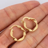 Candongas Alesia 1.25gr / 3/4 in / Oro Amarillo 18K $