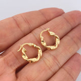 Candongas Asby 1.45gr / 3/4 in / Oro Amarillo 18K $