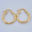 Candongas Mai 1.25gr / 3/4 in / Oro Amarillo 18K $