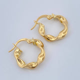 Candongas Pupi 1.75gr / 3/4 in / Oro Amarillo 18K $