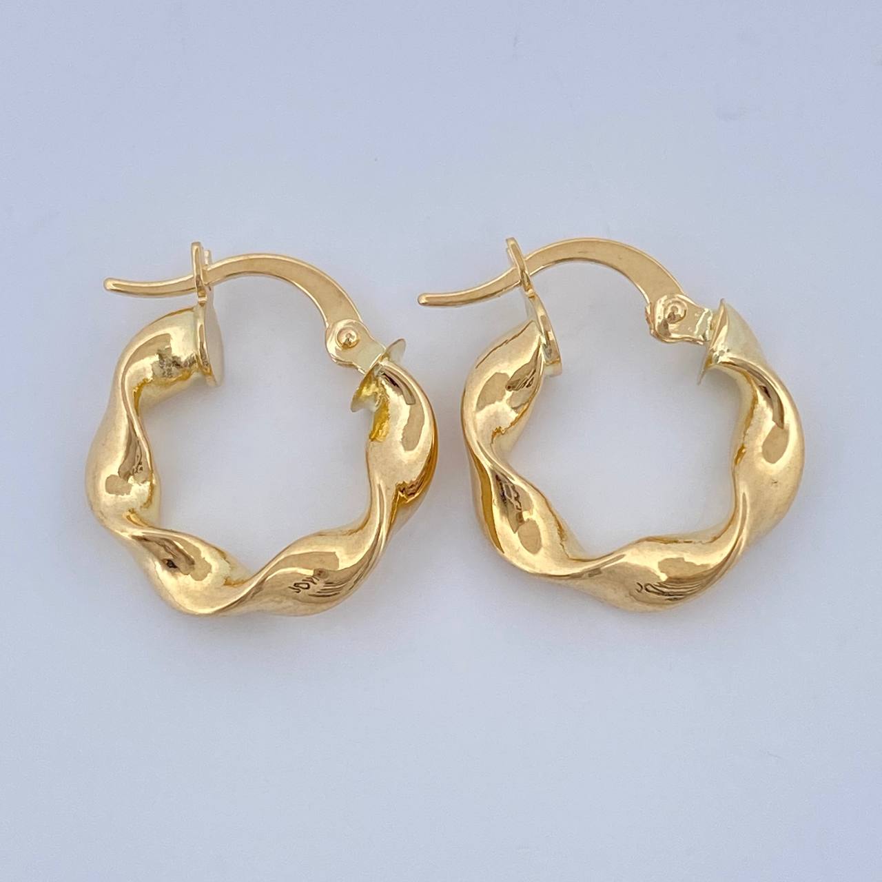 Candongas Pupi 1.75gr / 3/4 in / Oro Amarillo 18K $