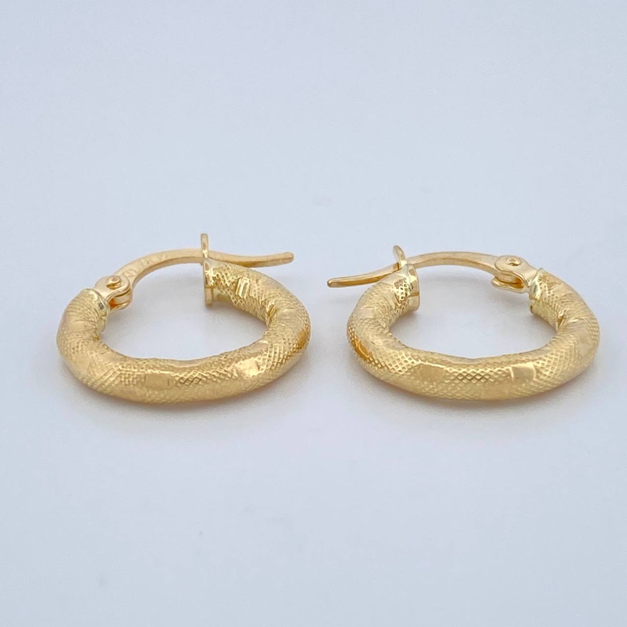 Candongas Sandra 1.5gr / 3/4 in / Oro Amarillo 18K $