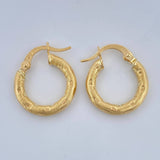 Candongas Sandra 1.5gr / 3/4 in / Oro Amarillo 18K $