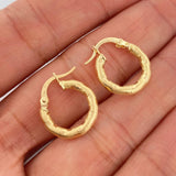 Candongas Sandra 1.5gr / 3/4 in / Oro Amarillo 18K $