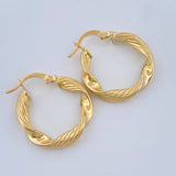 Candongas Hera 2.25gr / 1 in / Oro Amarillo 18K $
