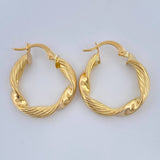 Candongas Hera 2.25gr / 1 in / Oro Amarillo 18K $