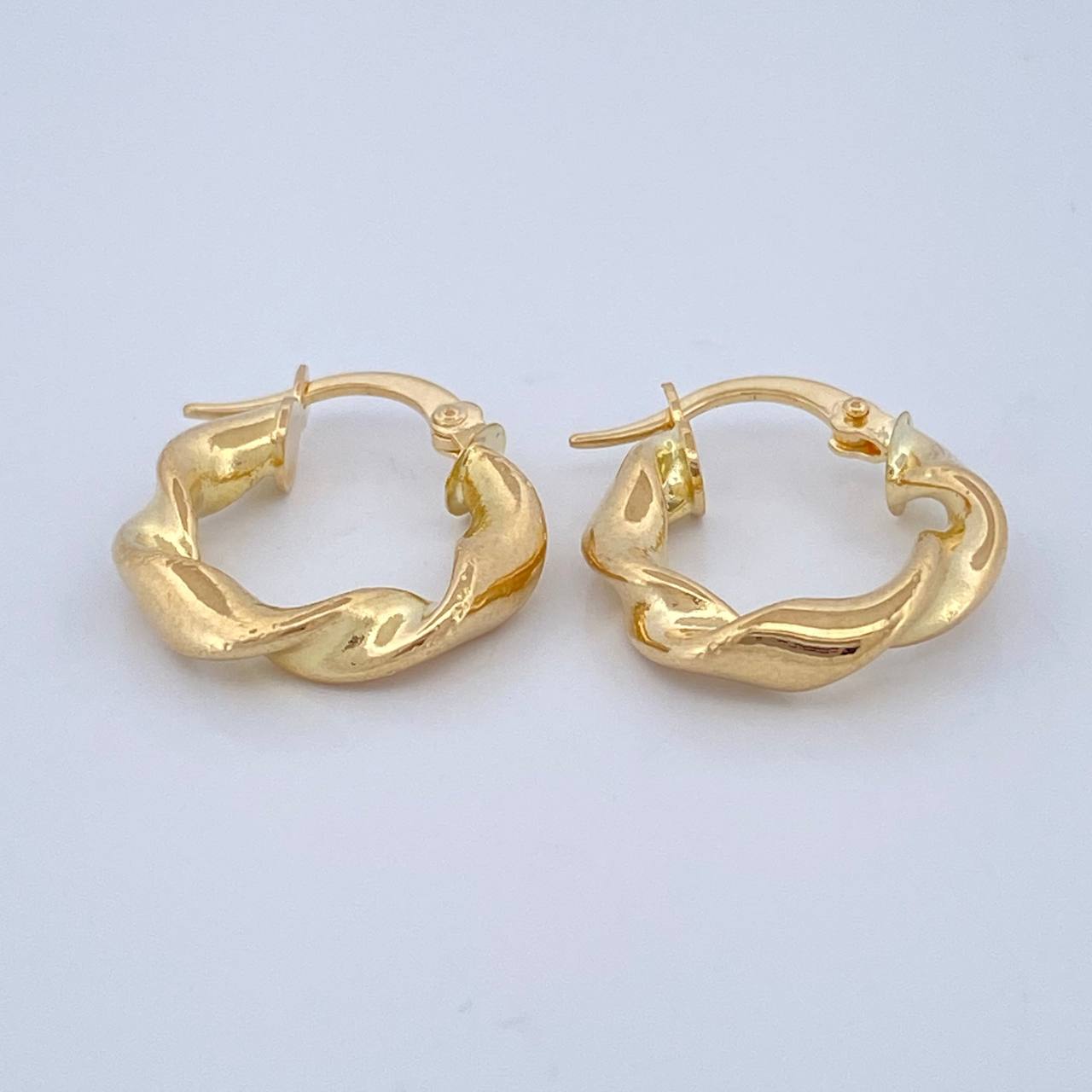 Candongas Demi 1.95gr / 3/4 in / Oro Amarillo 18K $