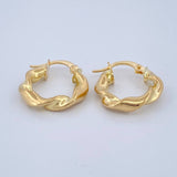 Candongas Demi 1.95gr / 3/4 in / Oro Amarillo 18K $