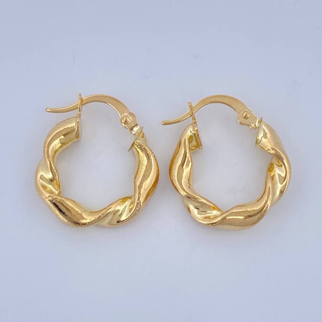 Candongas Demi 1.95gr / 3/4 in / Oro Amarillo 18K $