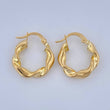 Candongas Demi 1.95gr / 3/4 in / Oro Amarillo 18K $