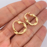 Candongas Demi 1.95gr / 3/4 in / Oro Amarillo 18K $