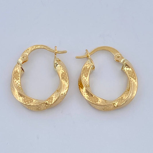 Candongas Yuli 1.8gr / 3/4 in / Oro Amarillo 18K $