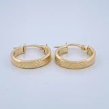 Candongas Kuki 1.45gr / 3/4 in / Oro Amarillo 18K $