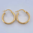 Candongas Andy 2.2gr / 3/4 in / Oro Amarillo 18K $