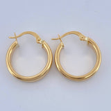 Candongas Andy 2.2gr / 3/4 in / Oro Amarillo 18K $
