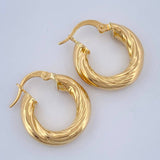 Candongas Bouclé 2.65gr / 3/4 in / Oro Amarillo 18K $
