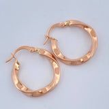 Candongas Asby 1.8gr / 1 in / Oro Rosa 18K $