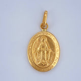 Dije Virgen Milagrosa 0.55gr / 3/4 in / Oro Amarillo 18K $