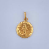 Dije Virgen Milagrosa 0.55gr / 3/4 in / Oro Amarillo 18K $