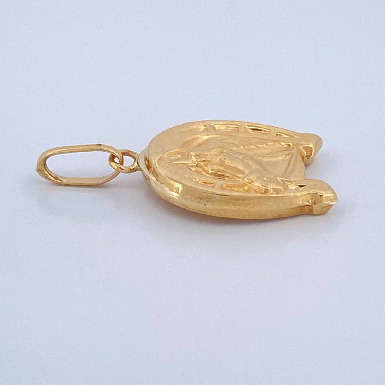 Dije Herradura Caballo 0.95gr / 1 in / Oro Amarillo 18K $