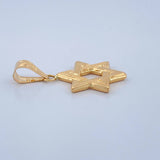 Pendant Star of David 1.1gr / 1 in / 18K Yellow Gold $