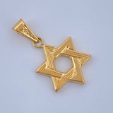 Pendant Star of David 1.1gr / 1 in / 18K Yellow Gold $