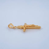 Dije Cruz Cristo 0.7gr / 1 in / Oro Amarillo 18K $