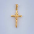 Dije Cruz Cristo 0.7gr / 1 in / Oro Amarillo 18K $