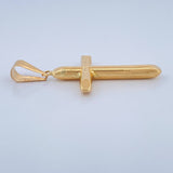 Dije Cruz 1.6gr / 1 3/4 in / Oro Amarillo 18K $
