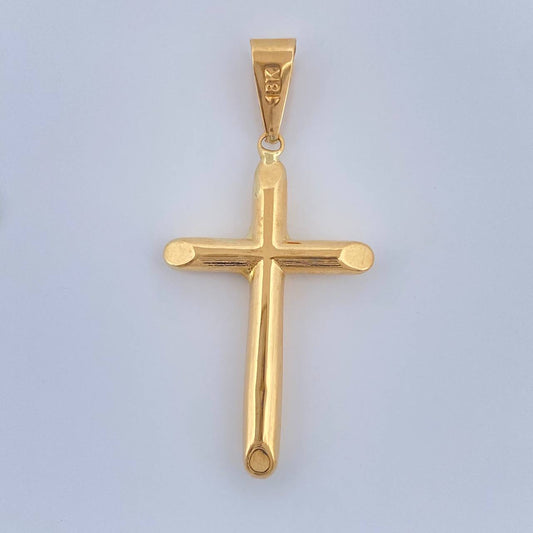 Dije Cruz 1.6gr / 1 3/4 in / Oro Amarillo 18K $