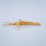 Dije Cruz Cristo 1.85gr / 1 3/4 in / Oro Amarillo 18K $