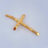 Dije Cruz Cristo 1.85gr / 1 3/4 in / Oro Amarillo 18K $