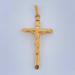 Dije Cruz Cristo 1.85gr / 1 3/4 in / Oro Amarillo 18K $