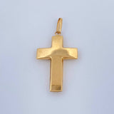 Dije Cruz 1.95gr / 1 1/2 in / Oro Amarillo 18K $