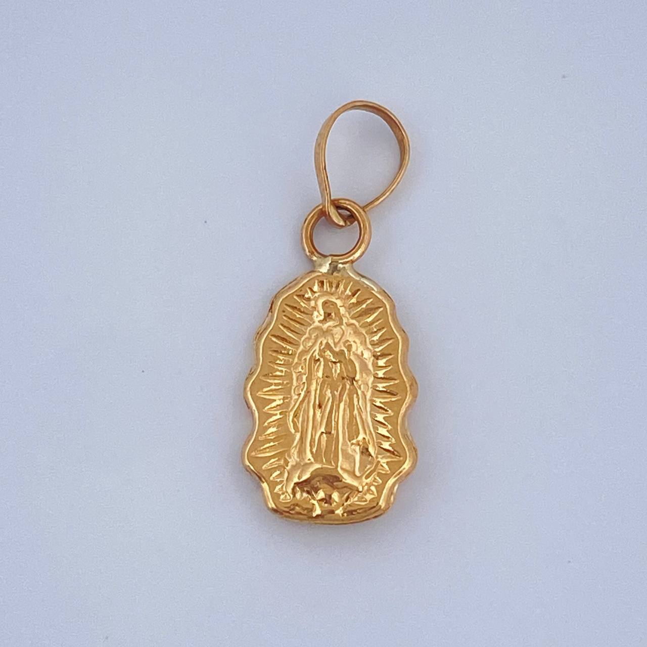 Dije Virgen De Guadalupe 0.65gr / 3/4 in / Oro Amarillo 18K $