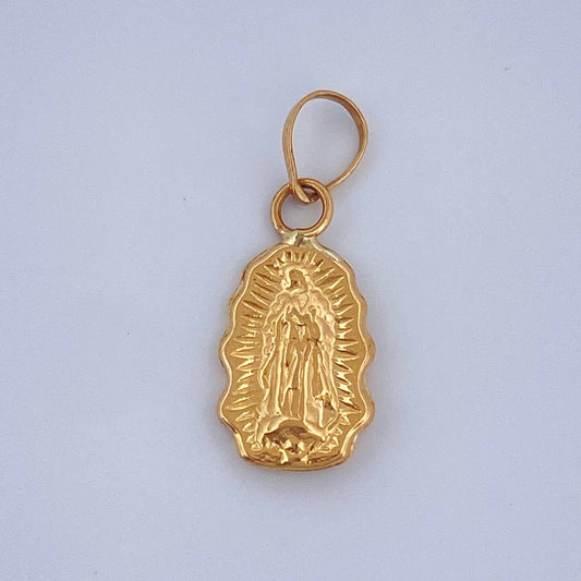 Dije Virgen De Guadalupe 0.65gr / 3/4 in / Oro Amarillo 18K $