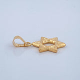 Dije Estrella De David 0.55gr / 3/4 in / Oro Amarillo 18K $