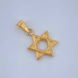 Dije Estrella De David 0.55gr / 3/4 in / Oro Amarillo 18K $