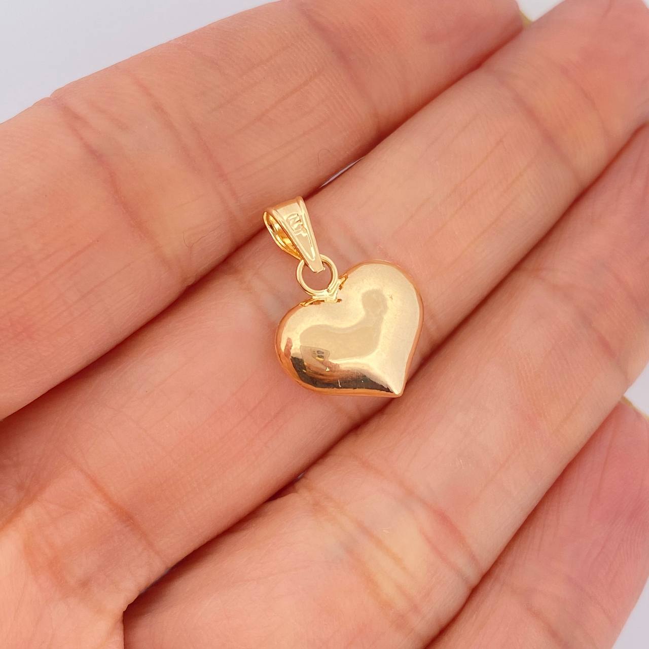 Dije Corazon 1.3gr / 1 in / Oro Amarillo 18K %