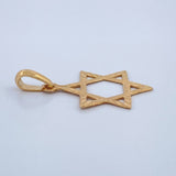 Dije Estrella De David 0.75gr / 1 in / Oro Amarillo 18K $
