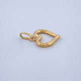 Dije Silueta Corazon 0.45gr / 3/4 in / Oro Amarillo 18K $