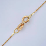 Cadena Veneciana 0.85gr / 17 3/4 in / 0.5mm Oro Amarillo +3 18K %
