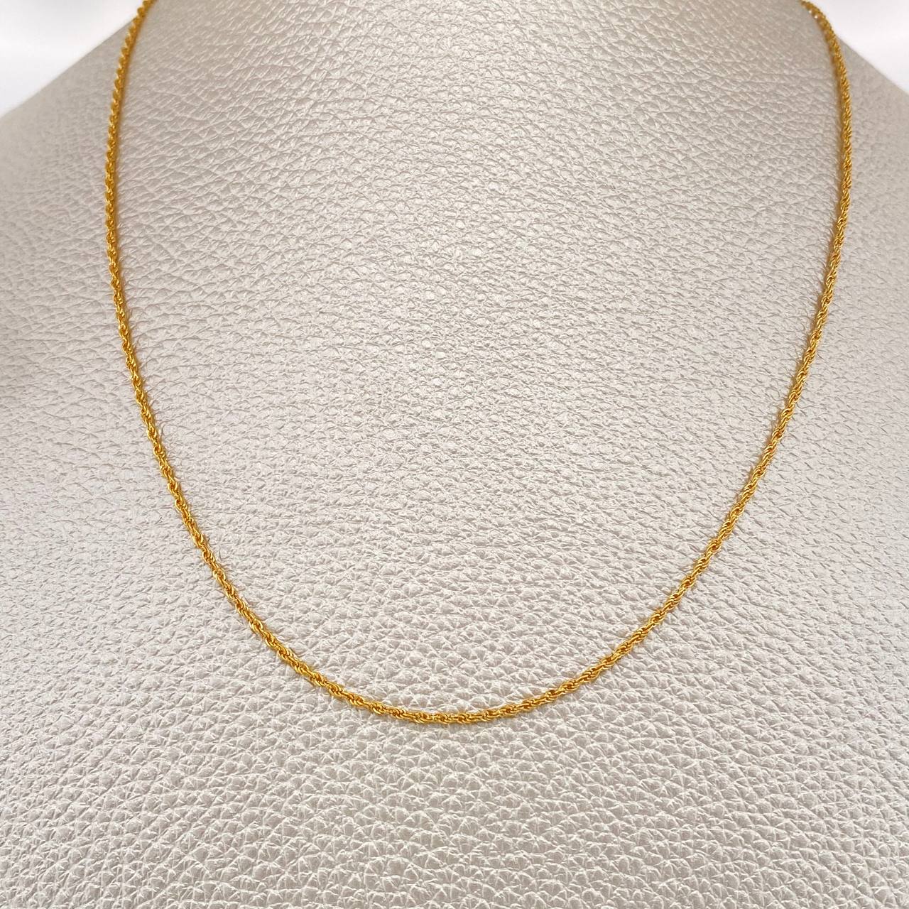 Cadena Lazo 1.05gr / 23 1/2 in / 1.25mm Oro Amarillo +3 18K %