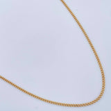 Cadena Mini Cubana 4gr / 21 1/2 in / 1.4mm Oro Amarillo +1 18K %