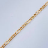 Pulso Figaro 1.25gr / 7 1/2 in / 2.32mm Oro Amarillo +1 18K %