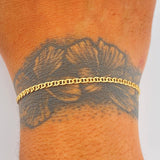 Pulso Escalera 2.6gr / 8 1/2 in / 2.3mm Oro Amarillo +3 18K %