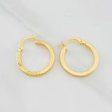Candongas Miku Lineas 1.55g / 3/4 in Oro Amarillo 18K